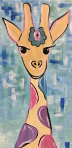 giraffe painting kid's night