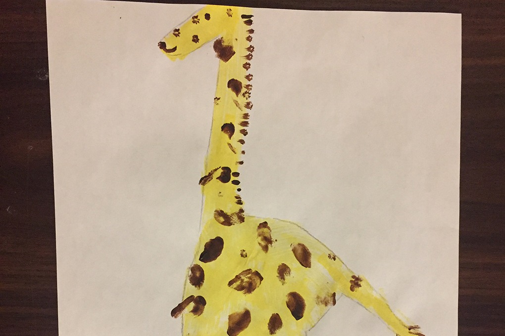 giraffe craft