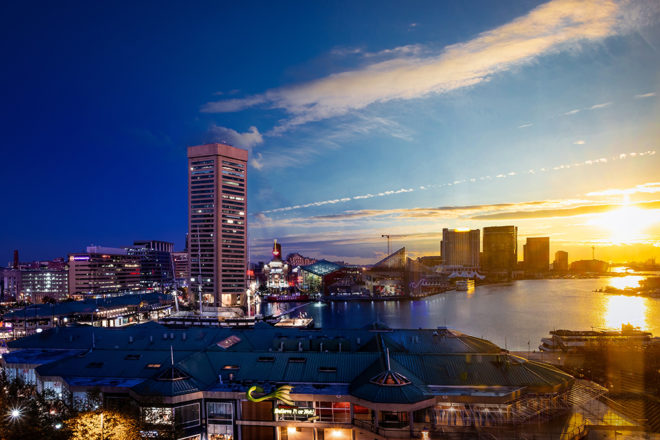 baltimore city skyline