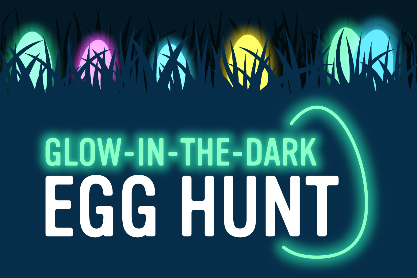 glow in the dark egg hunt