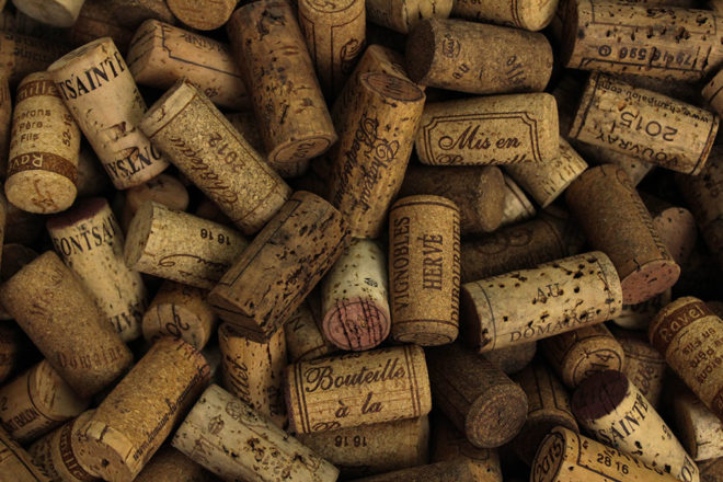 wine corks.