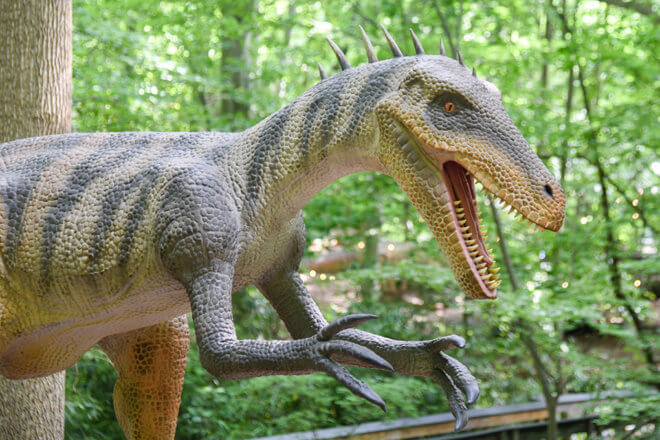 animatronic dinosaur