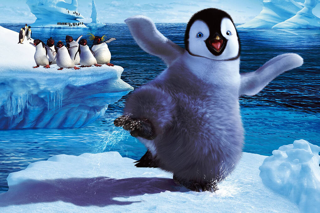 happy feet movie poster