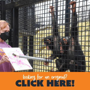 purchase chimp original painting