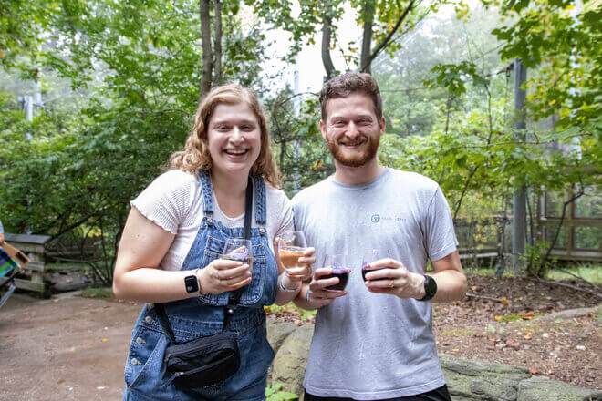 Wine in the wilderness guests