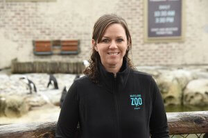 jen kottyan in front of penguin coast