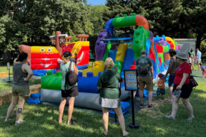 Guests at the Water Slide during Wild Water Splash Days