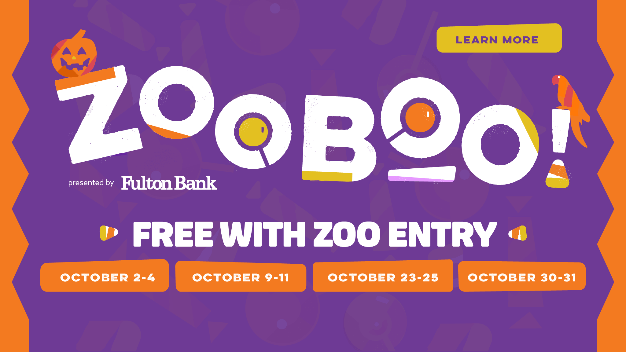 ZooBOO! presented by Fulton Bank, free with Zoo entry